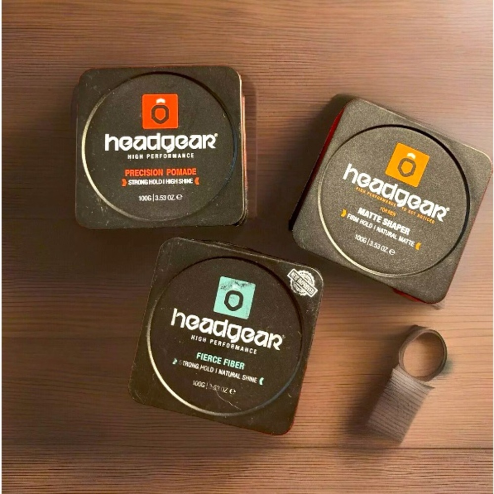 HEADGEAR Australia High Performance Barber Shop Firm Strong Hair Product Bundle